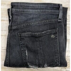 Rag‎ & Bone Nina High Rise slight boot cut Jeans Gravity Grey wash Size 29